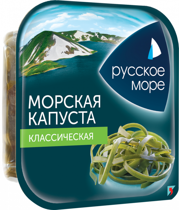 Морская капуста маринованная РУССКОЕ МОРЕ Классическая, 200г