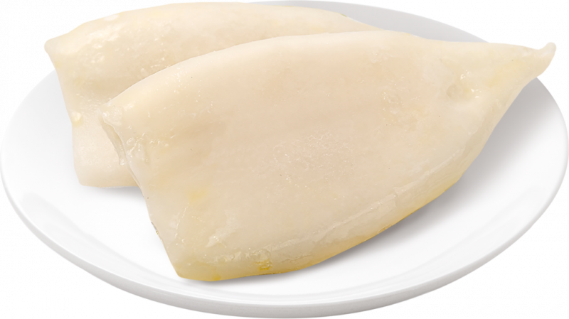 Кальмар очищенный, тушка (из замороженного сырья), весовой Кальмар очищенный, тушка (из замороженного сырья), весовой