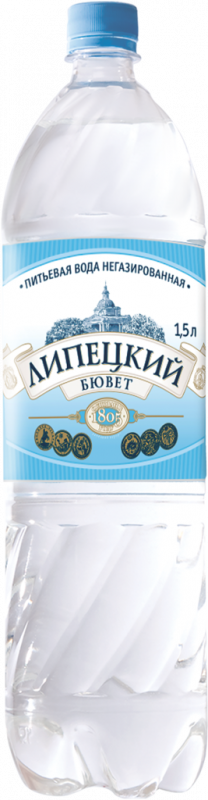 Вода питьевая ЛИПЕЦКИЙ БЮВЕТ Артезианская 1-й категории негазированная, 1.5л