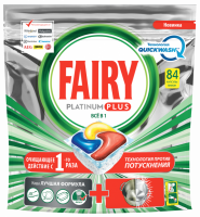 Капсулы для посудомоечной машины FAIRY Platinum Plus All in 1 Лимон, 84шт