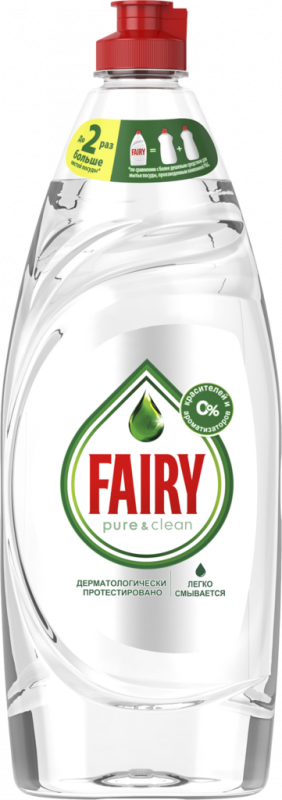 Средство для мытья посуды FAIRY Pure&Clean, 650мл