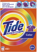 Стиральный порошок для цветного белья TIDE Аквапудра Color, автомат, 450г