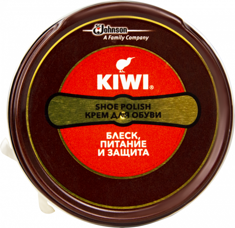 Крем для обуви KIWI коричневый, 50мл Крем для обуви KIWI коричневый, 50мл