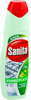 Средство для очистки SANITA Зеленый чай и лайм универсальный крем