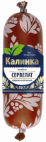 Колбаса копчено-вареная КАЛИНКА Сервелат, категория А, 350г