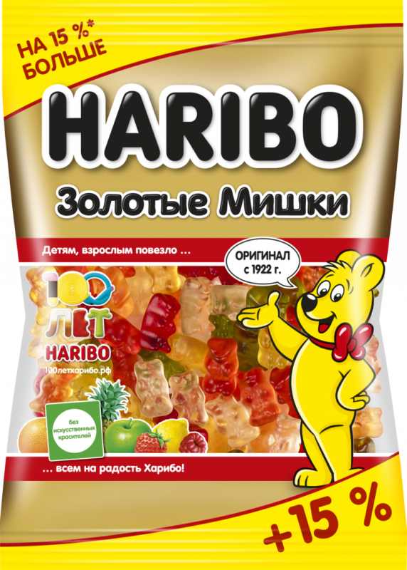 Мармелад жевательный HARIBO Золотые мишки, 80г Мармелад жевательный HARIBO Золотые мишки, 80г