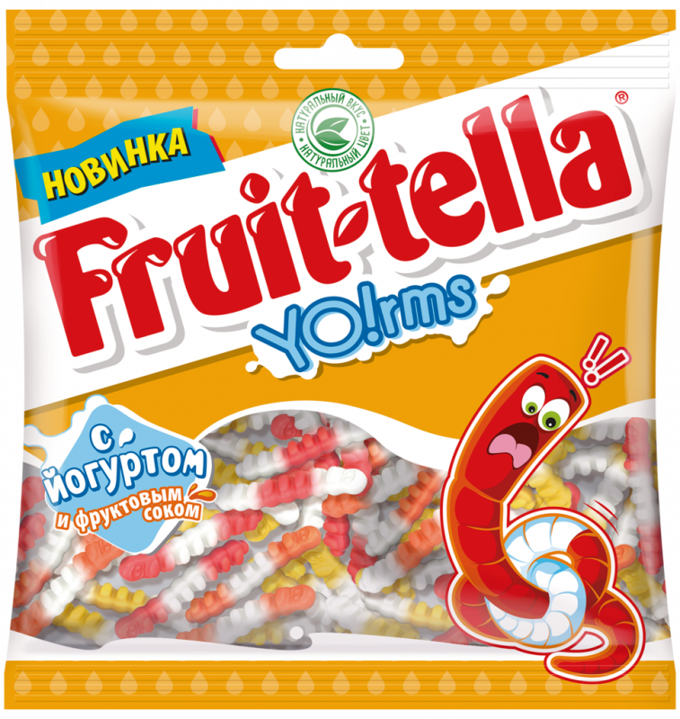 Мармелад жевательный FRUIT-TELLA Йормс, 138г Мармелад жевательный FRUIT-TELLA Йормс, 138г