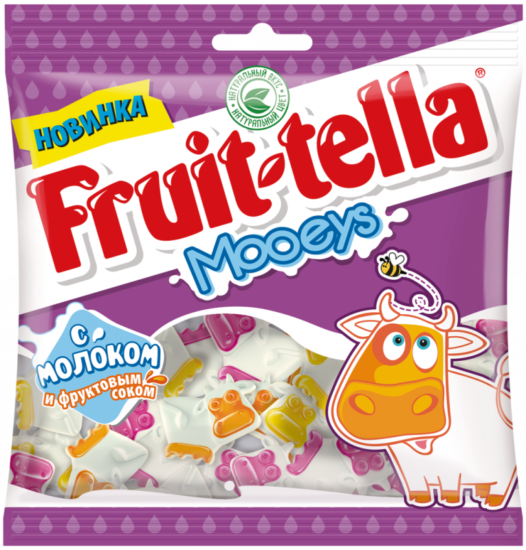 Мармелад жевательный FRUIT-TELLA Mooeys, 138г Мармелад жевательный FRUIT-TELLA Mooeys, 138г
