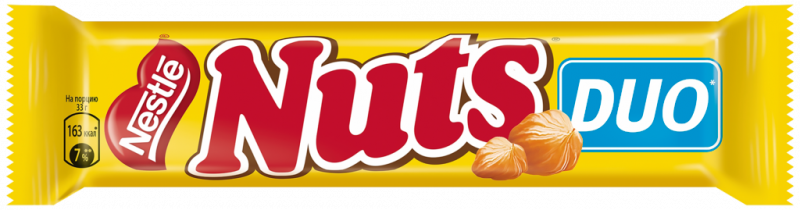 Батончик шоколадный NUTS Мегабайт, 66г Батончик шоколадный NUTS Мегабайт, 66г