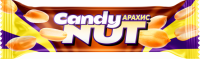 Батончик шоколадный CANDY NUT карамельно-молочный с арахисом, 50г