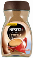 Кофе растворимый NESCAFE Classic Crema натуральный порошкообразный, ст/б, 95г