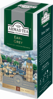 Чай черный AHMAD TEA Tea Earl Grey с ароматом бергамота байховый, 25пак