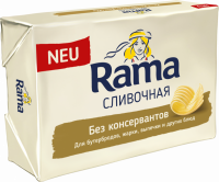 Спред растительно-жировой RAMA Сливочный 72%, 200г