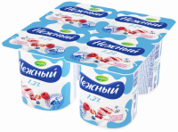 Продукт йогуртный CAMPINA Нежный Ягодное мороженое 1,2%, без змж, 4x100г