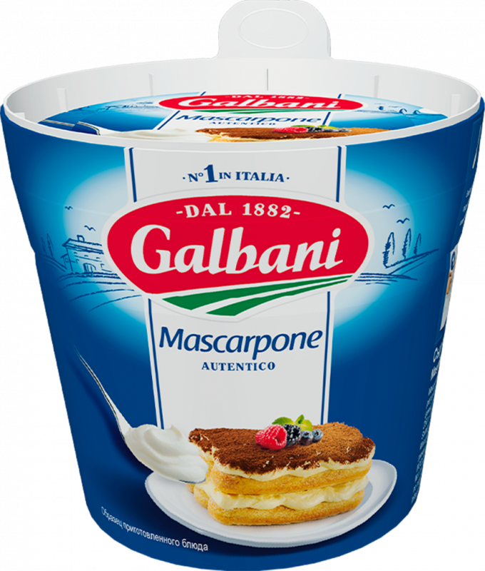 Сыр GALBANI Маскарпоне 80%, без змж, 250г Сыр GALBANI Маскарпоне 80%, без змж, 250г