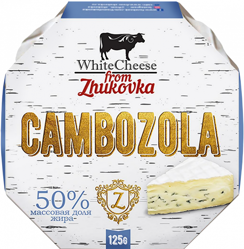 Сыр FROM ZHUKOVKA Камбоцола 50%, без змж, 125г Сыр FROM ZHUKOVKA Камбоцола 50%, без змж, 125г